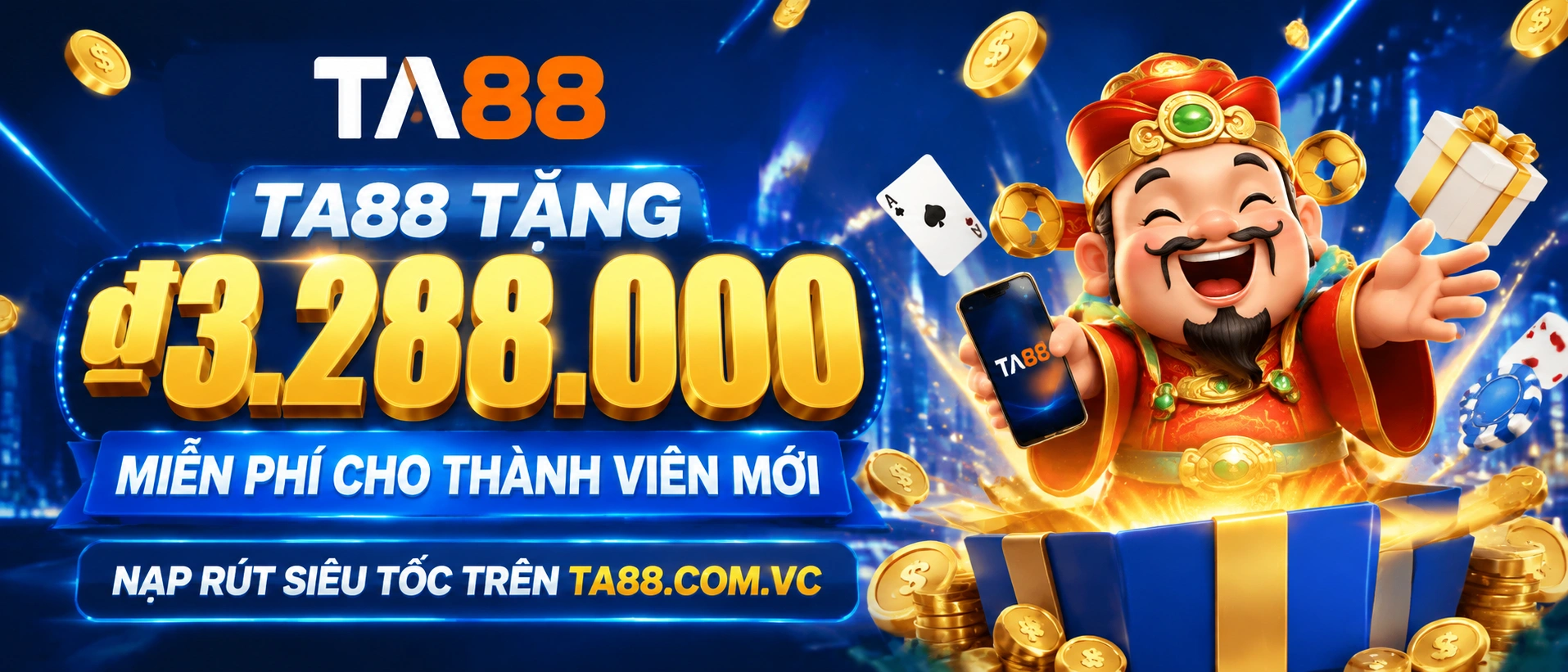 Sảnh trò chơi TA88 với nhiều danh mục
