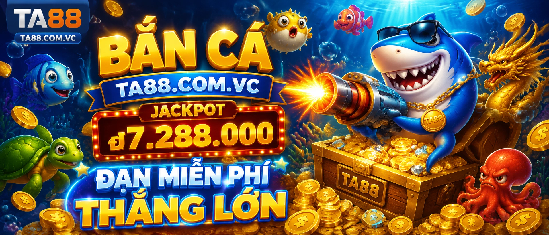 Giao diện Bắn Cá nhiều bàn và phòng chơi