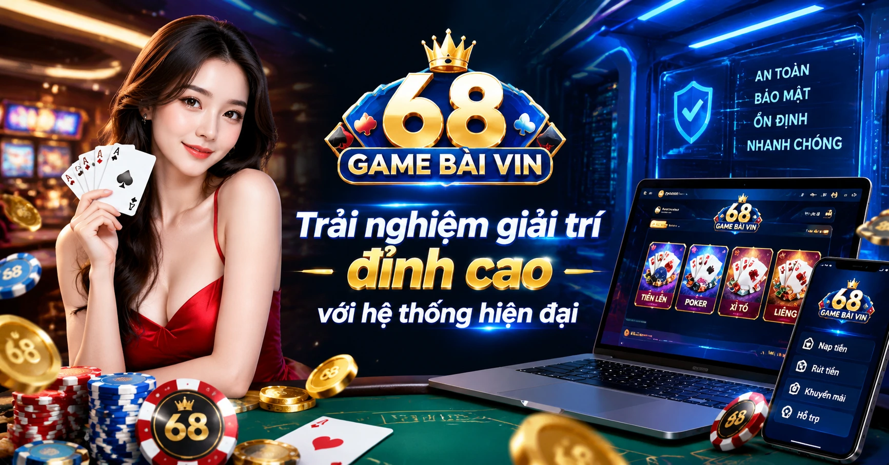68 game bài vin: Trải nghiệm giải trí đỉnh cao với hệ thống hiện đại - image 1 68 game bài vin: Trải nghiệm giải trí đỉnh cao với hệ thống hiện đại - image 1